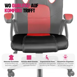 Tectake Mike schwarz/rot