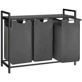 VASAGLE Wäschesortierer grau, schwarz