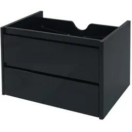 Mendler Waschbeckenunterschrank 50 x 60 cm Schwarz