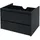 Mendler Waschbeckenunterschrank 50 x 60 cm Schwarz