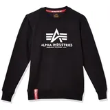 Alpha Industries Basic Sweater Pullover (Schwarz 03), Small.