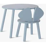 Nofred Kinderstuhl Nofred 2-teilig Birke lackiert blau