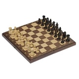 GoKi 56920 - Magnetisches Schachspiel in Holzklappkassette