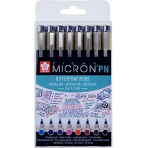 Sakura Pigma Micron PN Set 8 St. 8 Farben