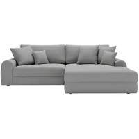 Livetastic Ecksofa Lorson, Grau, Kunststoff, 4-5-Sitzer, Füllung: Schaumstoff, L-Form, 290x208 cm, Rücken echt, Wohnzimmer, Sofas & Couches, Wohnlandschaften, Ecksofas