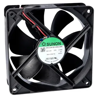 SUNON Axiallüfter 12 V/DC m3/h (L x B x H) 38 x 120 x 120 mm