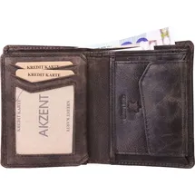 Akzent 3000257-001 Herrengeldbörse Geldbörse bro brown