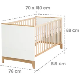 roba Kombi-Kinderbett Finn II 70 x 140 cm