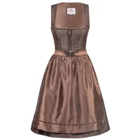 MarJo Trachtenkleid Midi Dirndl 2tlg. 65cm DORMITZ espresso braun 48