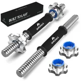 Amonax AMONAX Gusseisen Hantelscheiben Set, 2,5kg, 5kg, 10kg Hantel Set für 25mm & 50mm Olympia Gewichte Hantel Bar, Metall Hantelscheiben für Gewichtheben und Hip Thrust, Hantelscheiben für Home Gym