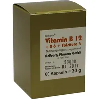 Bioxera Vitamin B12 + B6 + Folsäure Komplex N Kapseln 60 St.