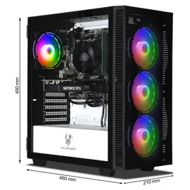 Ankermann Gaming-PC AMD Ryzen 5 5500 4,0 GHz 16 GB RAM 1 TB SSD GeForce RTX 3050 Win 11 Pro