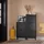 SoBuy Schuhkipper 50 x 90 x 19 cm schwarz lackiert