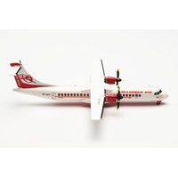 HERPA 571630 Alliance Air ATR-72-600 VT-AIY Maßstab 1:200-Modellbau Flugzeug, Flugzeugmodell für Sammler, Miniatur Deko, Flieger ohne Standfuß aus Metall Miniaturmodell, weiß, rot