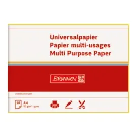 Brunnen Universalpapier A4 80 g/m2 50 Blatt gelb