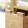 Tikamoon Eiche Hochschrank 30 cm Beige Massivholz