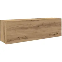 VidaXL Bad-Wandschrank Artisan-Eiche 100x25x30 cm Holzwerkstoff
