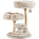 fudajo Designer Kratzbaum 49 x 49 x 74 cm braun