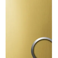 wallface Dekorpaneele, Metalloptik, strukturiert - goldfarben