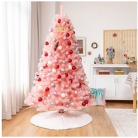 Costway 180cm Künstlicher Weihnachtsbaum rosa