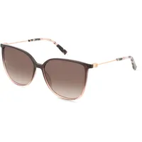 Tommy Hilfiger TH 2095/S Damen-Sonnenbrille Vollrand Quadratisch Kunststoff-Gestell, grau