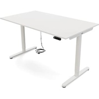 YAASA elektrisch höhenverstellbarer Schreibtisch Desk Essential 140x80cm - Weiss