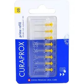 Curaprox CPS 09 Prime Interdentalbürsten gelb 0,9 mm Refill 8 St.
