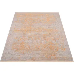 Teppich OCI DIE TEPPICHMARKE "FARBEN GRANDE", gold (gold, creme), B:160cm L:230cm, Polyester, Teppiche, Klassisches Muster, eingefasst, in 3-D-Optik
