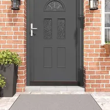 vidaXL Selbstklebende Türbürstendichtungen 2 pcs Braun 100 cm