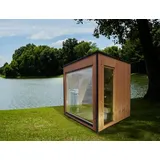 Holzsauna Gartensauna Outdoor Sauna Moderne Panorama Außensauna