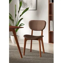 Home Affaire Stuhl COZY Polyester braun