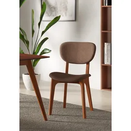 Home Affaire Stuhl COZY Polyester braun