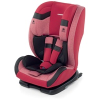 Foppapedretti Re-Klino Fix IsoFix Autositz, Gruppe 1/2/3 (9–36 kg), für Kinder von 9 Monaten bis 12 Jahren, rot (Cherry)