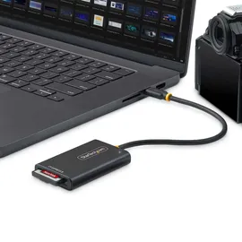 Startech CFexpress Typ B Kartenleser, Mobiler USB 10Gbps Speicherkartenleser, USB-C zu CF Express 2.0 Lesegerät