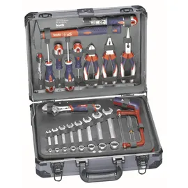 KWB Werkzeugkoffer 129-tlg. Aluminium grau
