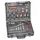 KWB Werkzeugkoffer 129-tlg. Aluminium grau