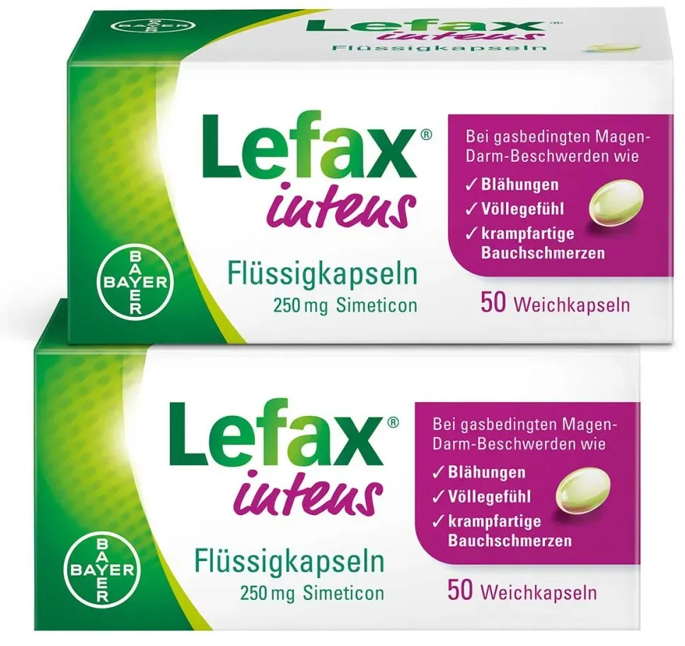 Lefax Intens Flüssigkapseln 250 Mg Simeticon