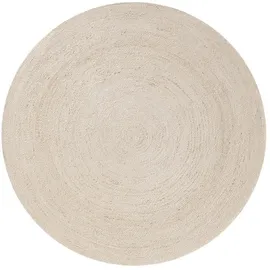 benuta pure Juteteppich, Jutta Ivory ø 80 cm - Naturfaserteppich aus Jute