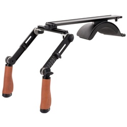 Wooden Camera Shoulder Rig v3 - Pro, Brown Leather