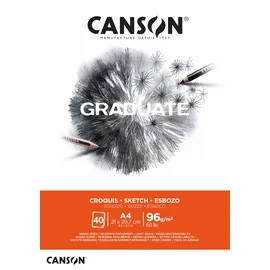 Canson Skizzenblock 40 Blatt 96 g/m2 Weiß