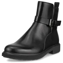 Stiefelette ECCO "METROPOLE AMSTERDAM", Damen, Gr. 40, schwarz, Leder, klassisch, Schuhe, Boots, Blockabsatz, mit wasserdichter ECCO-Technologie