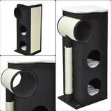 nanook shop Kratzbaum Kratzonne Luke 95 x 43 x 35 cm schwarz