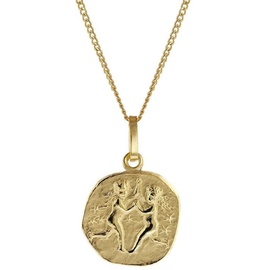 trendor 15022-06 Kinder-Halskette mit Sternzeichen Zwilling 333/8K Gold, 42 cm