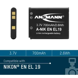 Ansmann Nikon EN-EL19 kompatibel