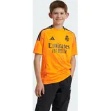 Adidas Real Madrid 24/25 Kids Auswärtstrikot Crew Orange 128