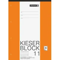 Brunnen Kieserblock A4 kariert 25 Blatt