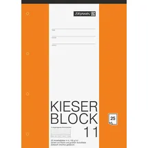 Brunnen Kieserblock A4 kariert 25 Blatt