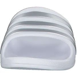 adidas Aqua Adilette Kids Cloud White / Silver Metallicallic / Cloud White 35
