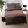 KAEPPEL Skyline Gestreift Braun 155 x 220 cm + 80 x 80 cm