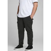 Jack & Jones PlusSize Paul Flake Cargohosen Schwarz 52 32